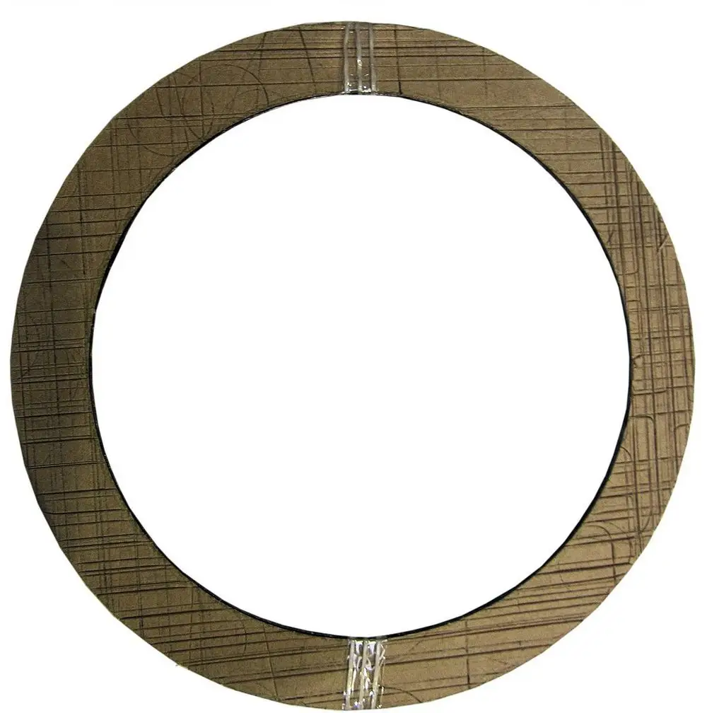 Runder Dichtungsring aus braunem Material mit sichtbaren Linienstrukturen, geeignet für Anwendungen von Bosch. Im Inneren ist der Ring leer.